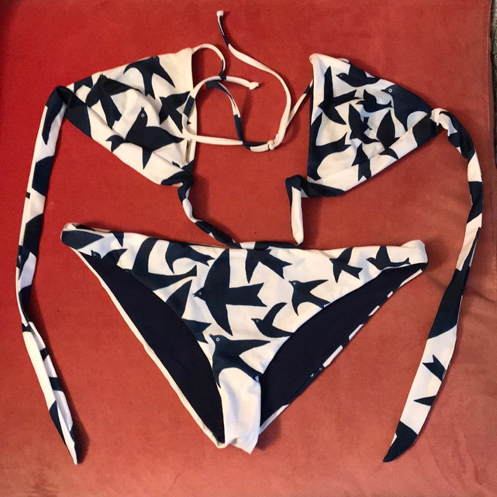 Mara Hoffman 2 piece wrap bikini